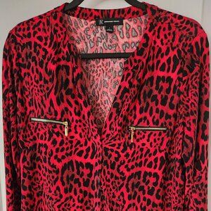 Animal Print Blouse